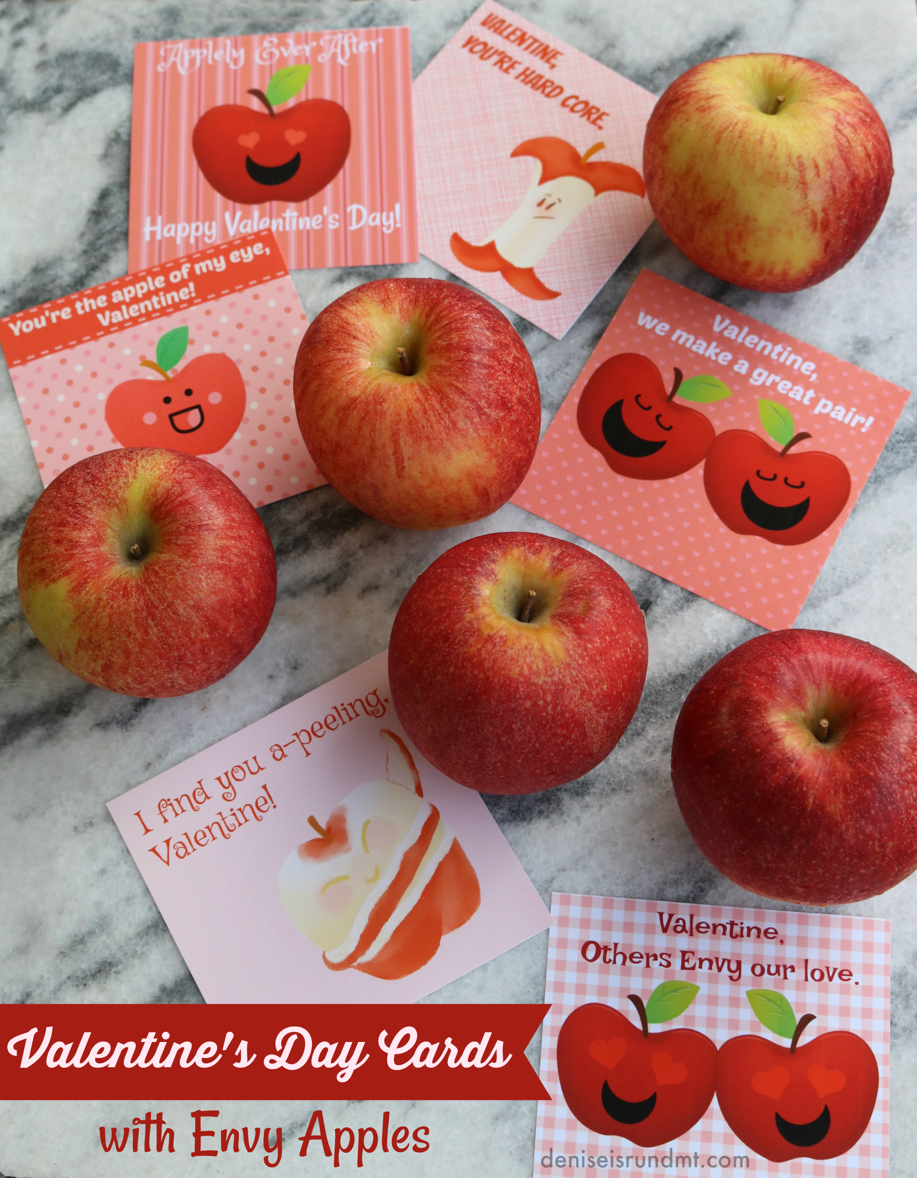 HeartHealthy Valentine's Day Cards with Envy Apples Run DMT