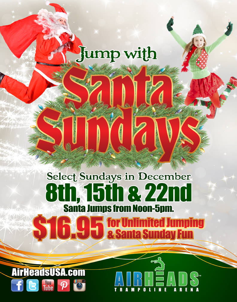 Jump With Santa at Airheads {Giveaway} - Run DMT