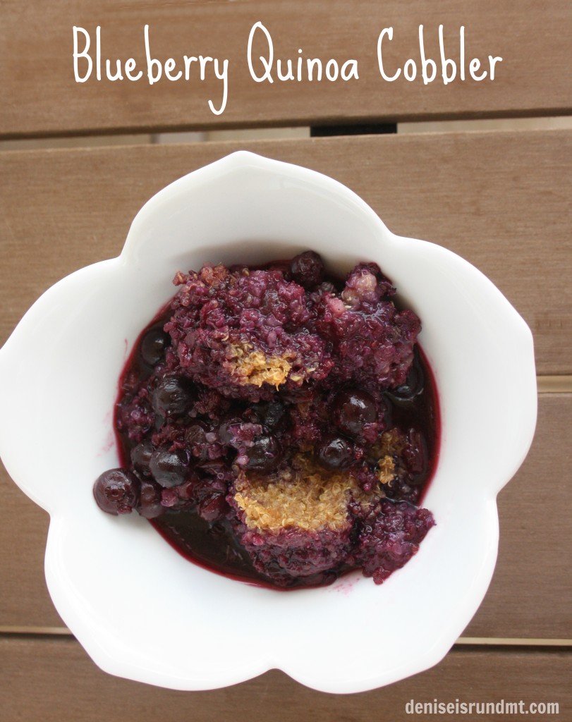 Blueberry Quinoa Cobbler