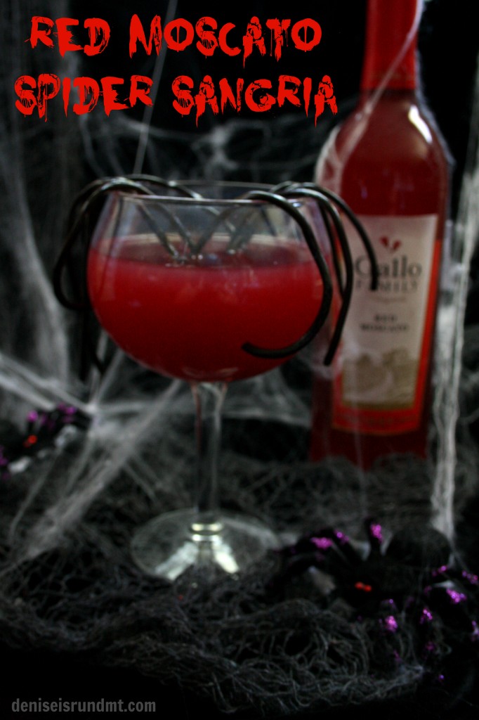  Red Moscato Spider Sangria #SundaySupper