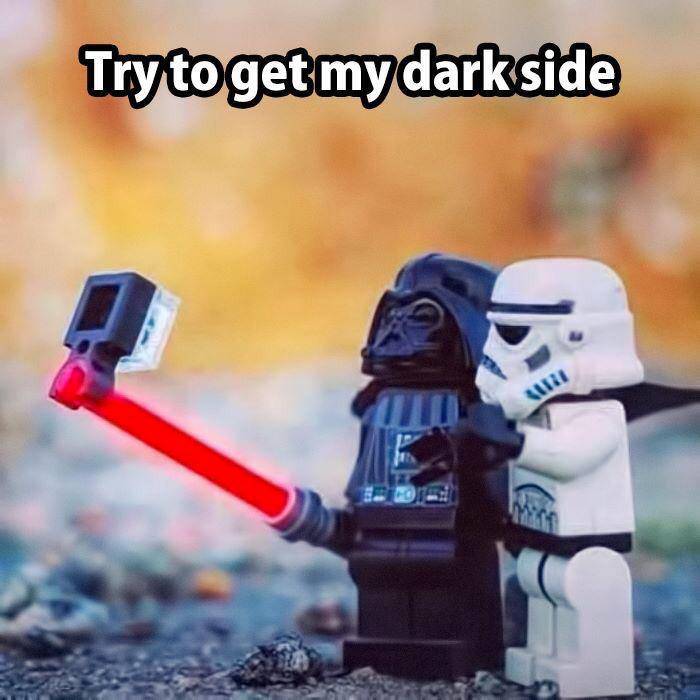 try and get my dark side