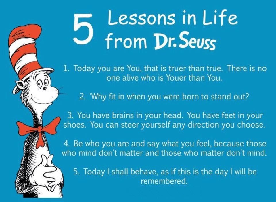 Five Lesson Learned From Dr. Seuss