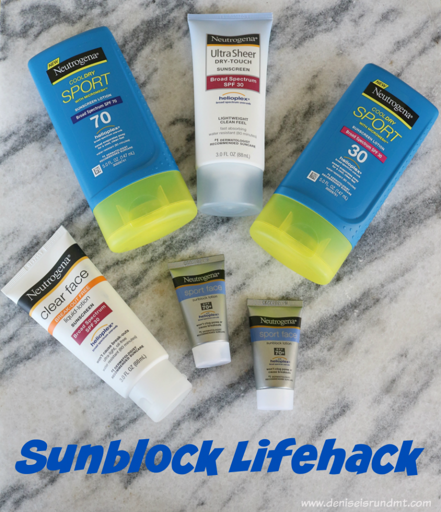 Sunblock Lifehack