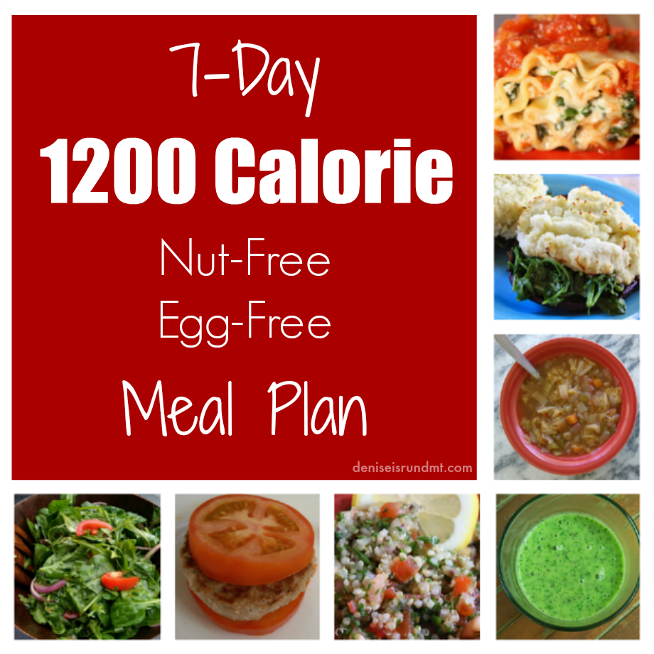 7-day 1200 Calorie Meal Plan