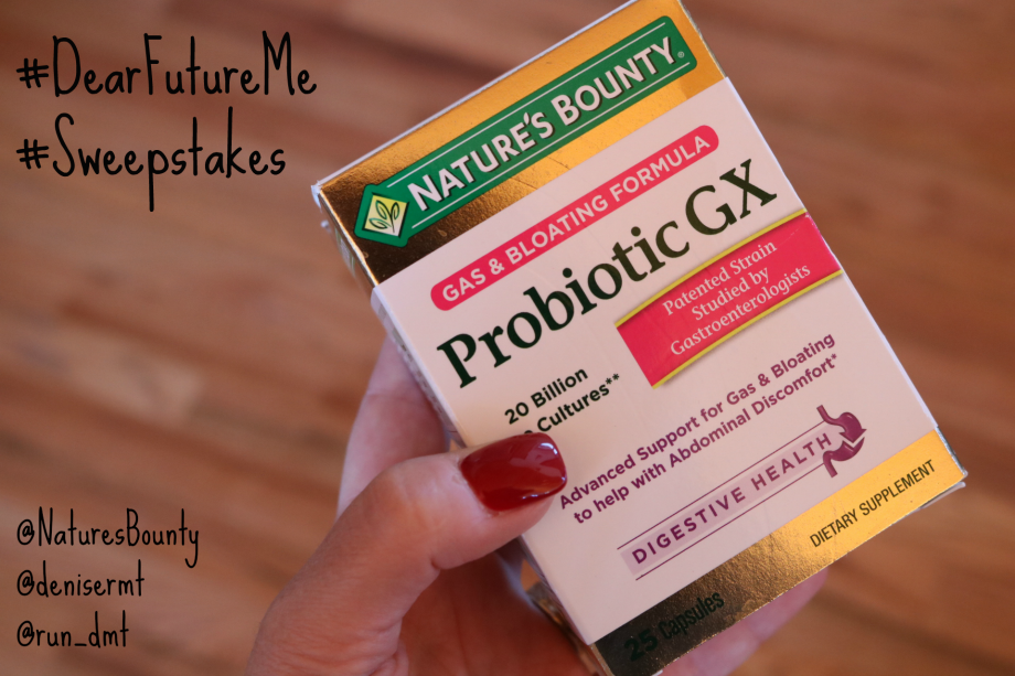 #ad #DearFutureMe Probiotics Nature's Bounty - Run DMT