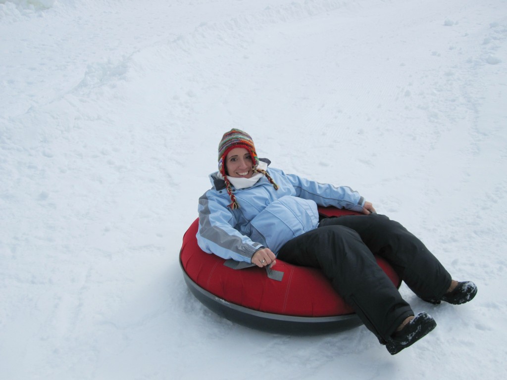 Run DMT - snow tubing