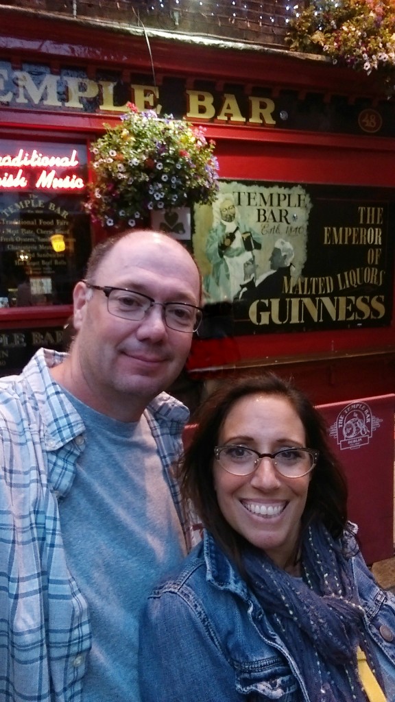 Dublin - Temple Bar - selfie