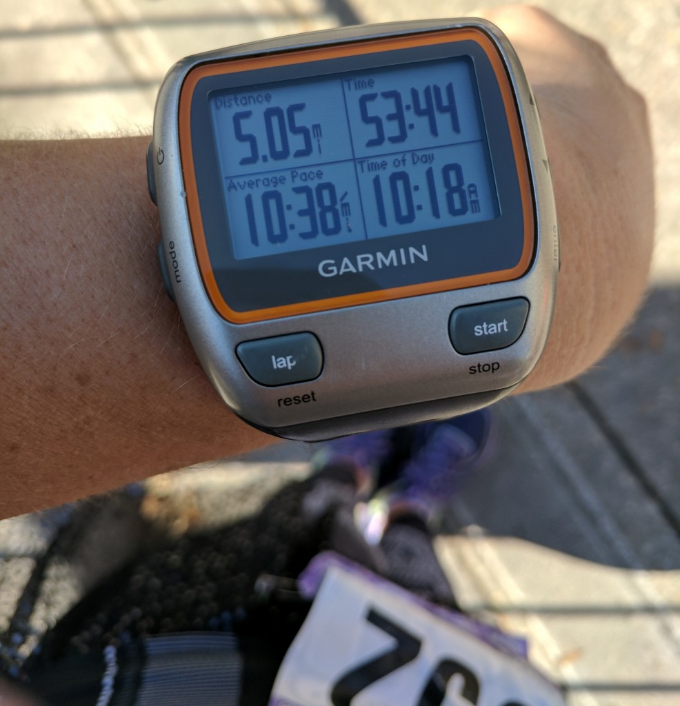 GDC 2017 8K Garmin finish time - Run DMT