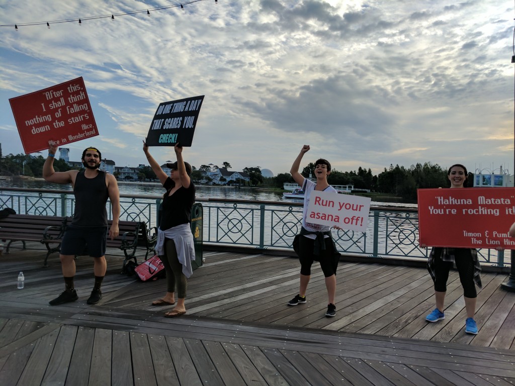 Star Wars Half Marathon - Boardwalk signs2