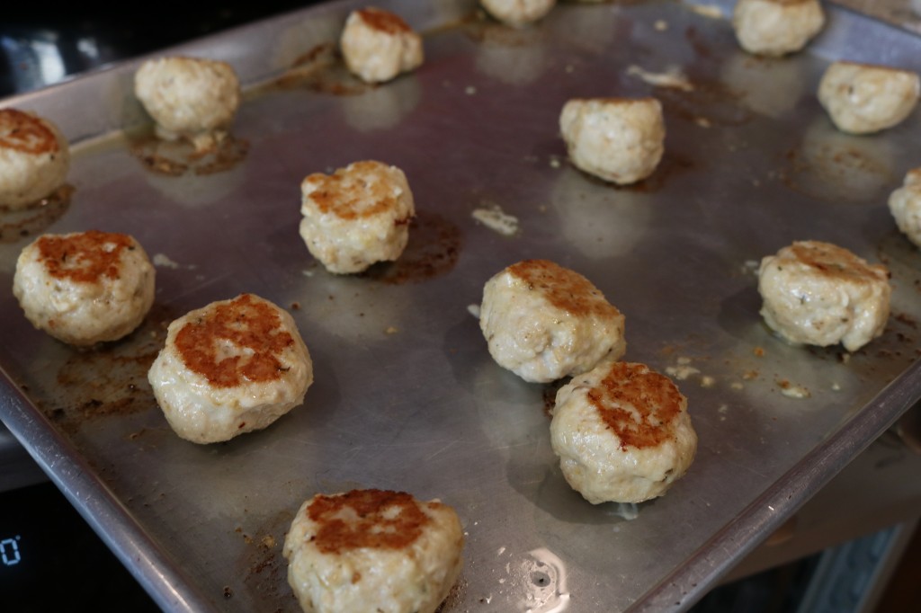 Baked Ground Turkey Meatballs