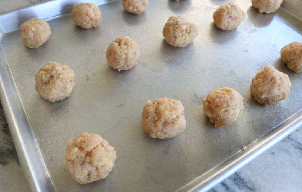 Ground Turkey Meatballs-tray