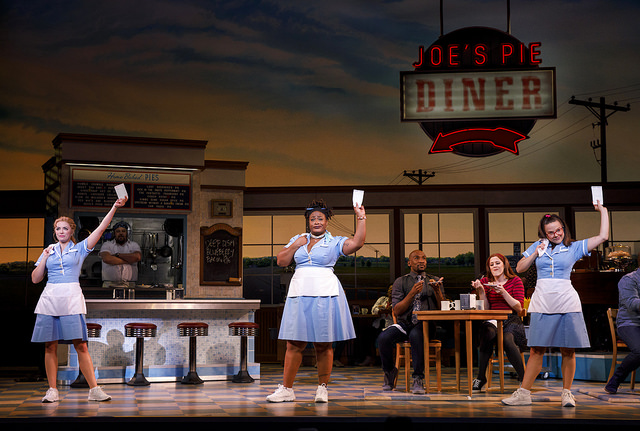 Desi Oakley, Charity Angel Dawson and Lenne Klingaman in the National Tour of WAITRESS - Photo Credit Joan 