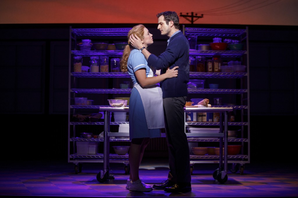 Bryan Fenkart and Desi Oakley in the National Tour of WAITRESS - Photo Credit Joan Marcus