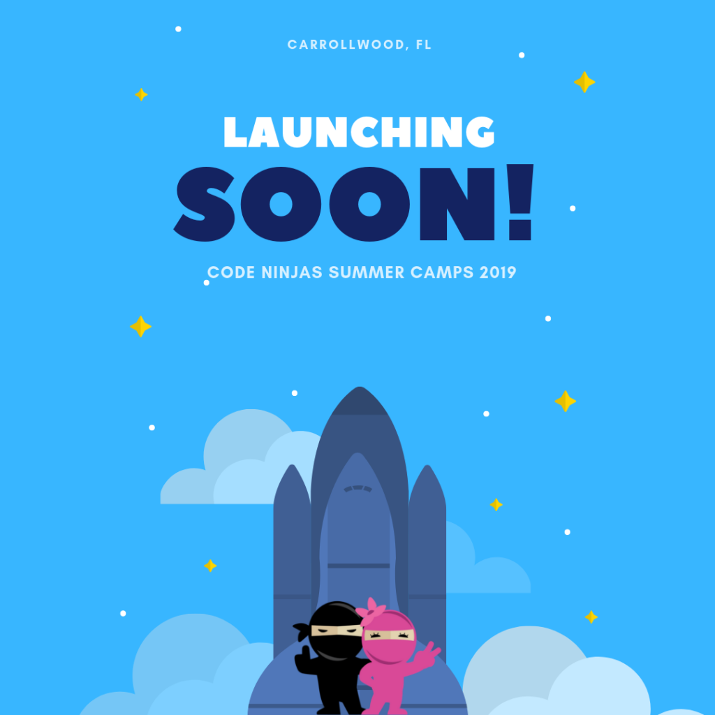 Code Ninjas Summer Camp -Launch Soon