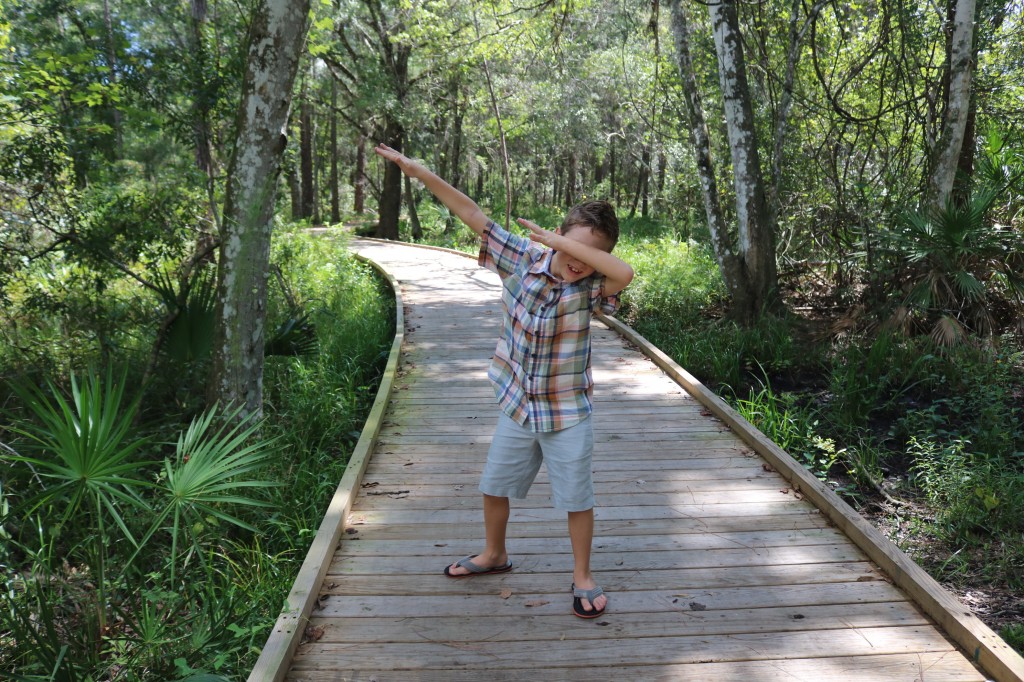 Dabbing Liam - August 2018