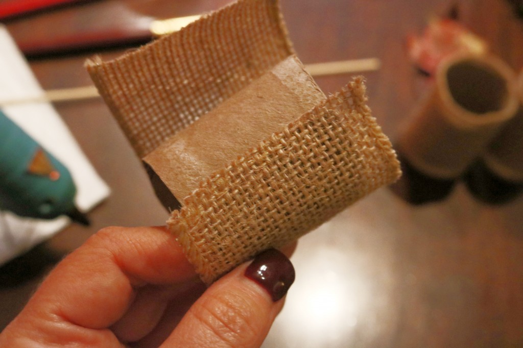 Burlap Napkin Ring-2