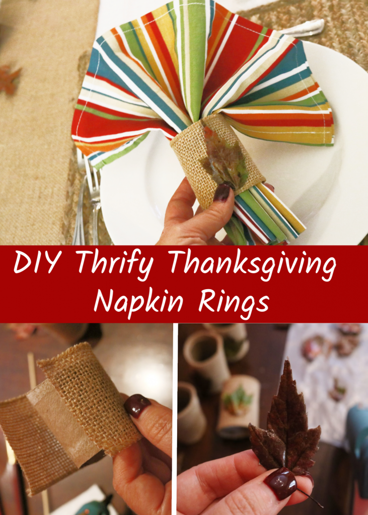 DIY Thrifty Thanksgiving Napkin Rings - Run DMT