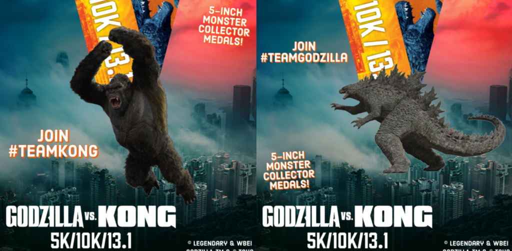 Godzilla vs. King Kong Virtual Race