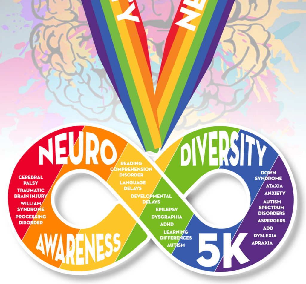 Neurodiversity Awareness - Autism Awareness 5K - Virtual Race